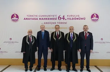 Cumhurbaşkanı Erdoğan, Anayasa Mahkemesi’nin 64. Kuruluş Yıl Dönümü Törenine Katıldı