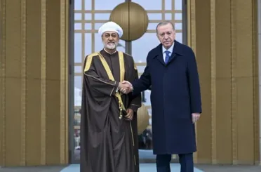 Cumhurbaşkanı Erdoğan İle Umman Sultanı Heysem Bin Tarık'la Görüştü