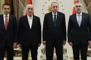 Cumhurbaşkanı Erdoğan, işçi ve işveren temsilcilerini kabul etti
