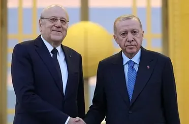 Cumhurbaşkanı Erdoğan, Lübnan Başbakanı Mikati ile görüştü! 