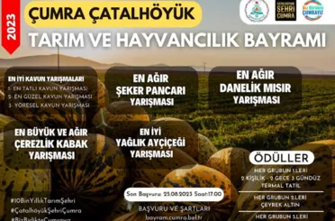 Çumra’da Ödüllü Yarışmalar İçin Başvurular Devam Ediyor