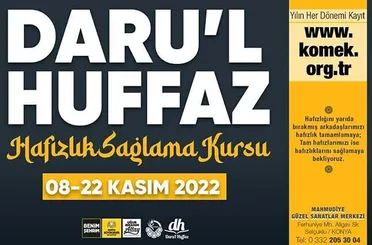 Daru’l Huffaz Kayıtları Başlıyor