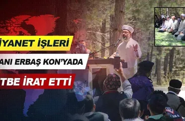 Diyanet İşleri Başkanı Ali Erbaş, İslam İzcileri Dostluk Kampı'ndaki açık alanda hutbe irat etti