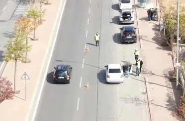 Drone’dan Kaçamadı! Konya'da Ehliyetsiz Sürücü Kameraya Yakalandı