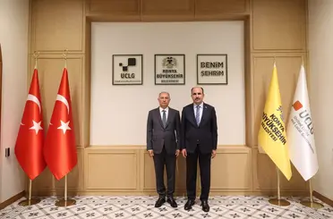 Efkan Âlâ’dan Başkan Altay’a Ziyaret: Konya’nın Geleceği Masaya Yatırıldı