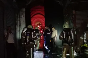 İstanbul'da Kapalıçarşı'da yangın paniği