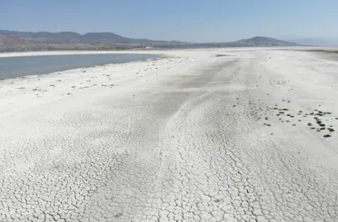 İşte Burdur Gölü'nün son hali! Elli yılda üçte biri yok oldu