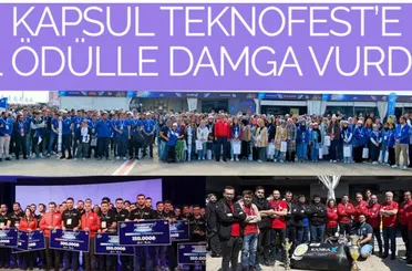 Kapsül Teknofest’e 11 Ödülle Damga Vurdu