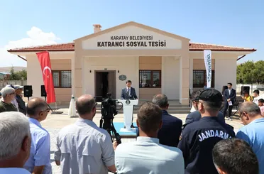 Karatay Katrancı Sosyal Tesisi Açıldı