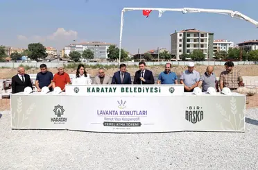 Karatay Lavanta Konutları’nda 373 Dairenin Temeli Atıldı