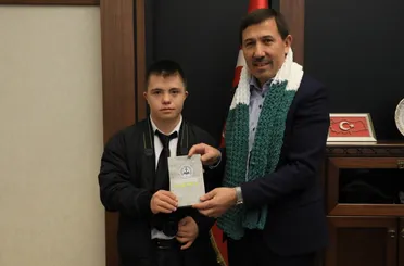 Karatay Özel Eğitim Meslek Okulu Öğrencilerinden Anlamlı Ziyaret