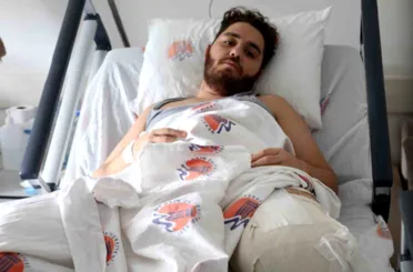 Kardeşi için ayağını feda etti! '8 katlı bina tek kat olmuştu'