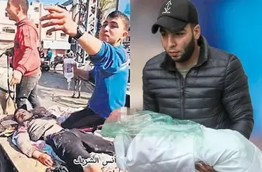 Katil İsrail’in yaptığı vahşetin resmi