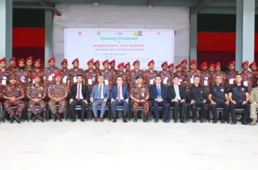 Konya Büyükşehir TİKA İş Birliğiyle Bangladeş’te İtfaiyecilere Eğitim Verdi