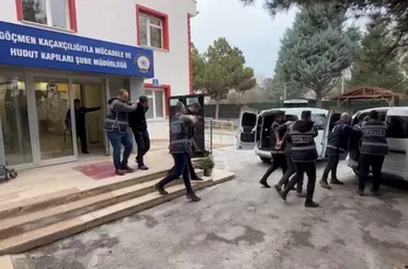 Konya Emniyetinden Göçmen kaçakçılarına yönelik büyük operasyon