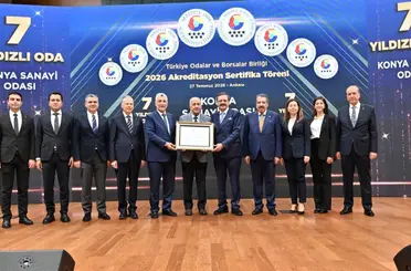 Konya Sanayi Odası’na 7 Yıldızlı Akreditasyon Gururu: Türkiye’de Bir İlki Başardı