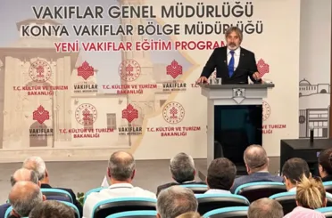 Konya Vakıflar Bölge Müdürlüğü'nden Vakıflara Eğitim Programı!