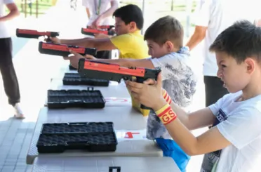 Konya'da Aileler İçin 'Laser Run' Yarışması!