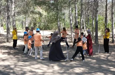 Konya’da Anne-Kız Kampı Renkli Görüntülere Sahne Oldu!