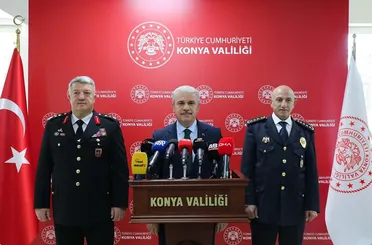 Konya'da Asayiş ve Güvenlik Toplantısı!Vali Akın: Konya, Huzurun ve Güvenin Başkenti olacak!