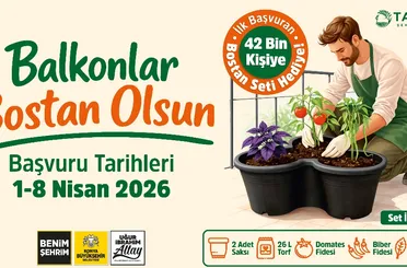 Konya’da Balkonlar Yeşeriyor: 42 Bin Kişiye Sebze Yetiştirme Seti Desteği