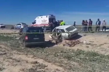 Konya’da iki araç çarpıştı: 5 ölü, 2 yaralı