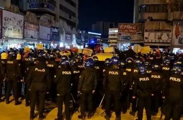 Konya’da İzinsiz Gösteri! 16 Kişi Gözaltına Alındı!