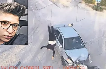 Konya'da Oğlunun öldüğü kazaya şahit oldu!