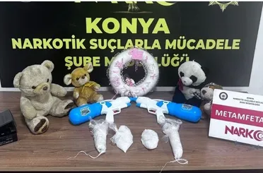 Konya'da oyuncakların içinde gizlenmiş uyuşturucu çıktı