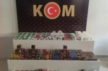 Konya’da polis operasyonu! Çok sayıda tıbbi ürün ele geçirildi