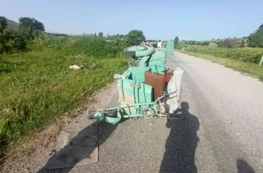 Konya’da üç tekerlekli motosiklet devrildi, sürücü savrularak can verdi