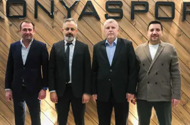 Konyaspor Başkanı Korkmaz’ı Ahmet Şan ziyaret etti