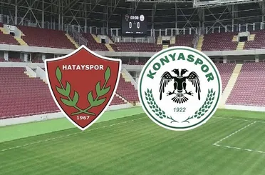 Konyaspor-Hatayspor karşılaşması bu gün yapılacak