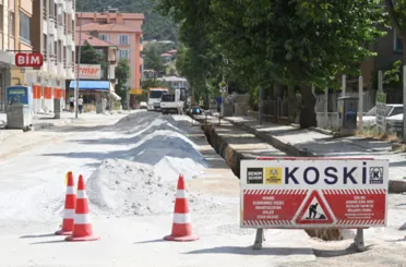 KOSKİ Akşehir'de içme suyu şebeke ıslahının yarısını tamamladı!