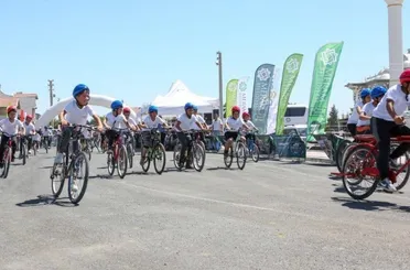 Meram’da bisiklet yarışı coşkusu