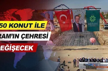 Meram’da büyük konut hamlesi! Oruç Reis Evleri’nin temeli atıldı