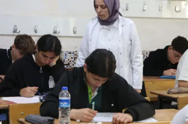 Meram’daki öğrenciler Mega sınavda