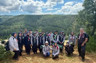 Meramlı İzciler Uluslararası Kamp Öncesi Doğada Eğitim Aldı