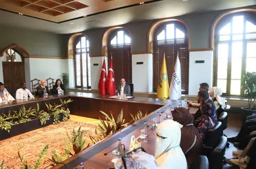 Moritanyalı Türk Dili ve Edebiyatı Öğrencilerinden Başkan Altay’a Konya Ziyareti