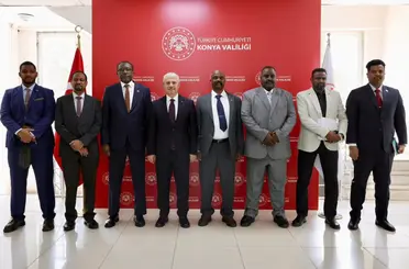 Sudan Heyetinden Konya Valisi İbrahim Akın'a Nezaket Ziyareti