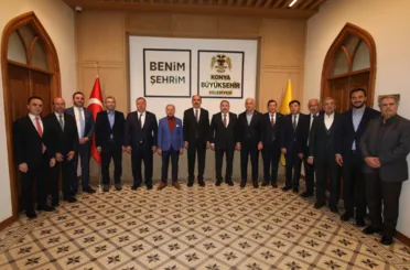 TDBB Yönetim Kurulu Üyeleri Konya Büyükşehir’in Hizmetlerini İnceledi