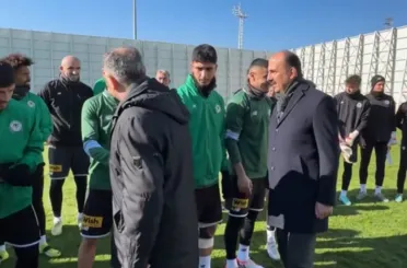Vali Özkan ve Başkan Altay Konyaspor’u tesislerinde ziyaret etti