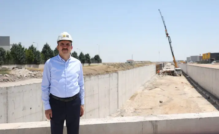 Başkan Altay Keçili Kanalı ve Murat Kurum Caddesi'nde İncelemelerde Bulundu