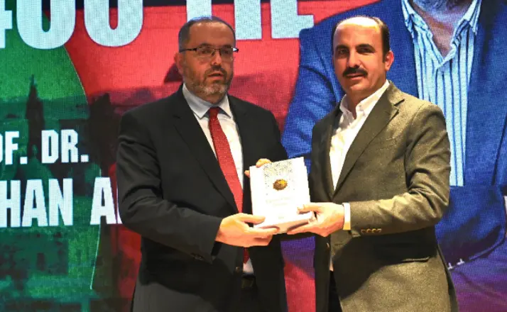 Başkan Altay, Prof. Dr. Afyoncu’nun “Filistin’de 400 Sene” Konulu Konferansına Katıldı