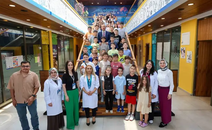 Başkan Kavuş, MEGA Yaz Okulu’nda Geleceğin Mucitleriyle Buluştu