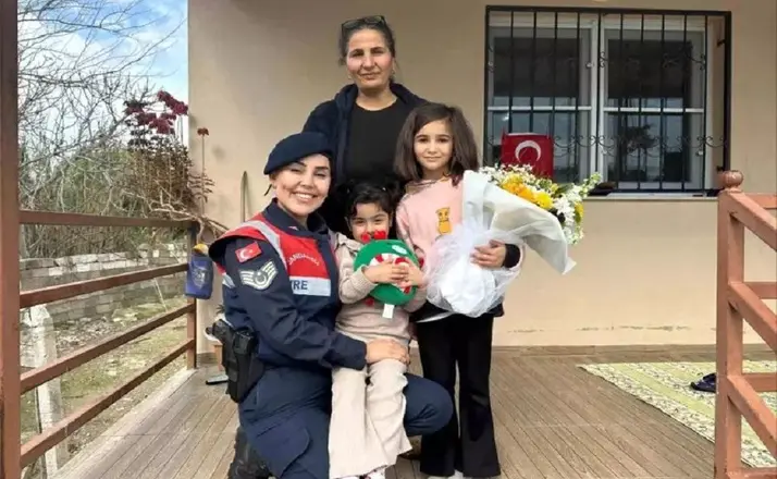 Jandarma, Şehit Ailesini Unutmadı