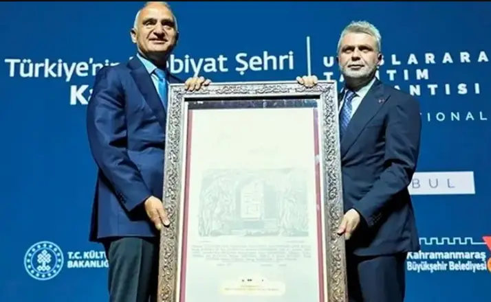 Kahramanmaraş UNESCO'nun İlk Türkçe Edebiyat Şehri Oldu