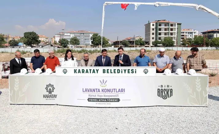 Karatay Lavanta Konutları’nda 373 Dairenin Temeli Atıldı