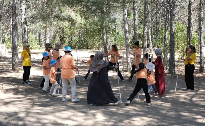 Konya’da Anne-Kız Kampı Renkli Görüntülere Sahne Oldu!