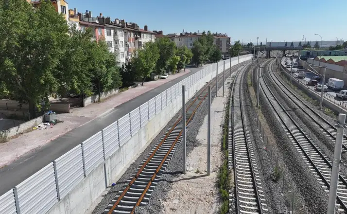 Konya’da KONYARAY Hattına Ses Bariyeri Uygulaması
